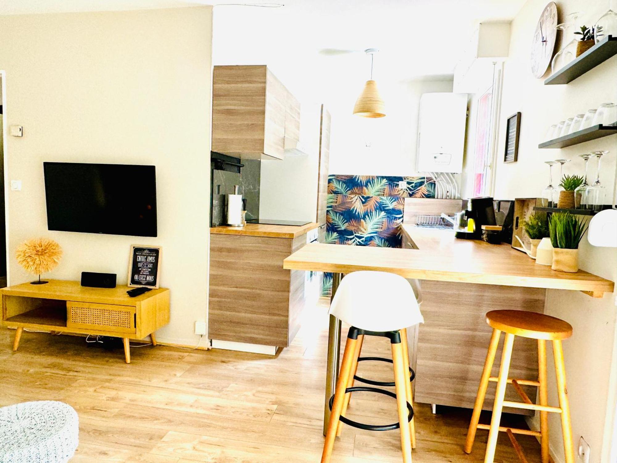 Bel Appartement Proche Parc & Lac 렌 외부 사진